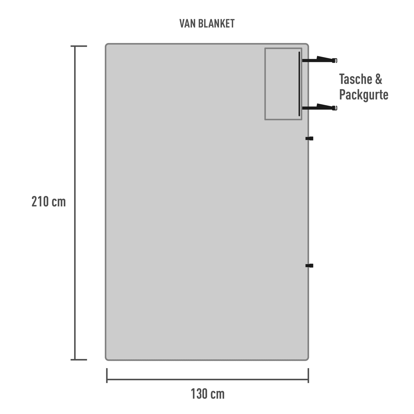 VAN BLANKET VISUAL ORANGE