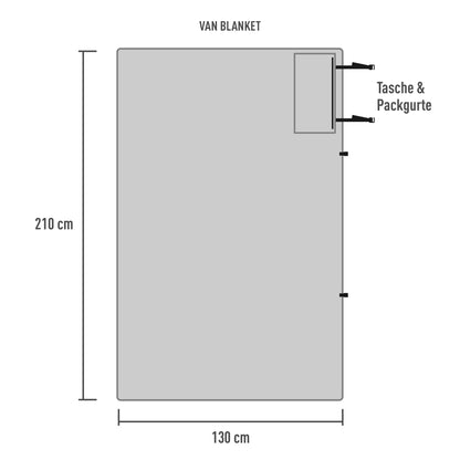 VAN BLANKET VISUAL ORANGE