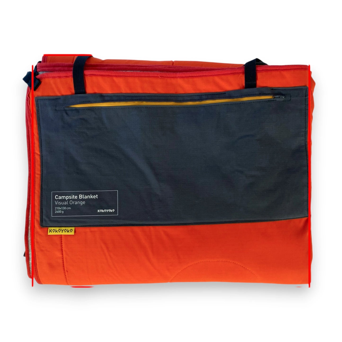 CAMPSITE BLANKET VISUAL ORANGE
