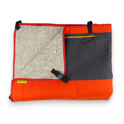 CAMPSITE BLANKET VISUAL ORANGE